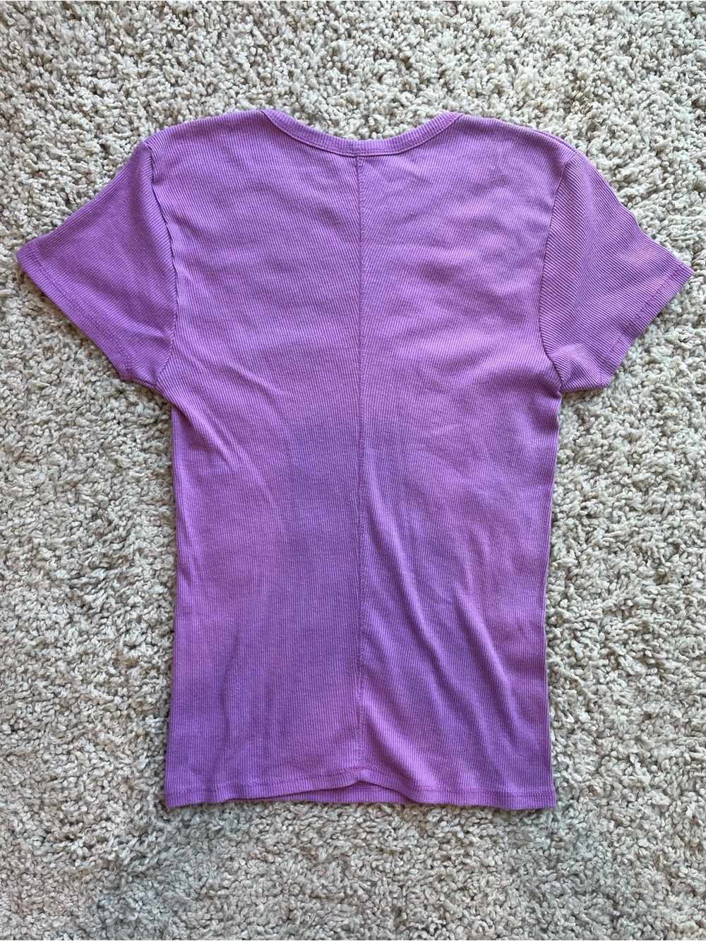 Urban Outfitters Lilac Ribbed Tee - Picture 2 of 7